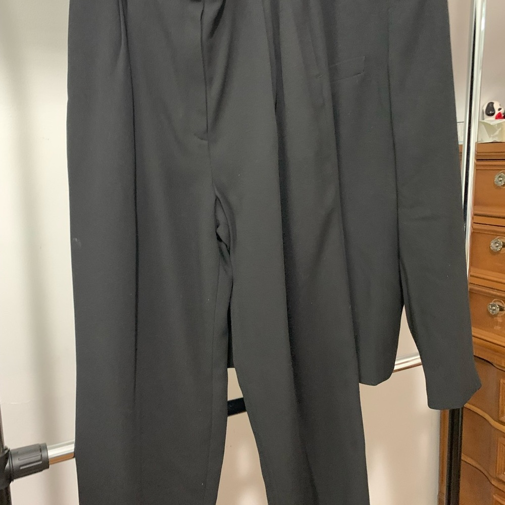 LeSuit Pant Suit Women 6 Black